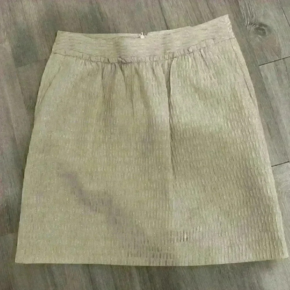 Talbots Dresses & Skirts - Talbots gold sparkle skirt, new with tags      